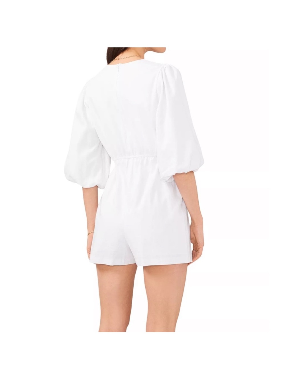 1. State V-Neck Cut Out Romper - Picture 2 of 5
